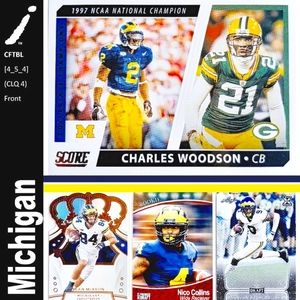 Michigan Wolverines 4 Card Lot - CFTBL [4_5_4]